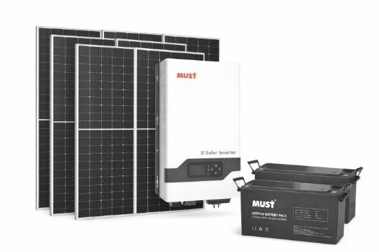 Imagen de Kit Solar Off-Grid MUST 6 kW – Paneles Longi + Batería de Litio 24 V, 6 kW nominal - 18 kVA pico - 5 KW en paneles